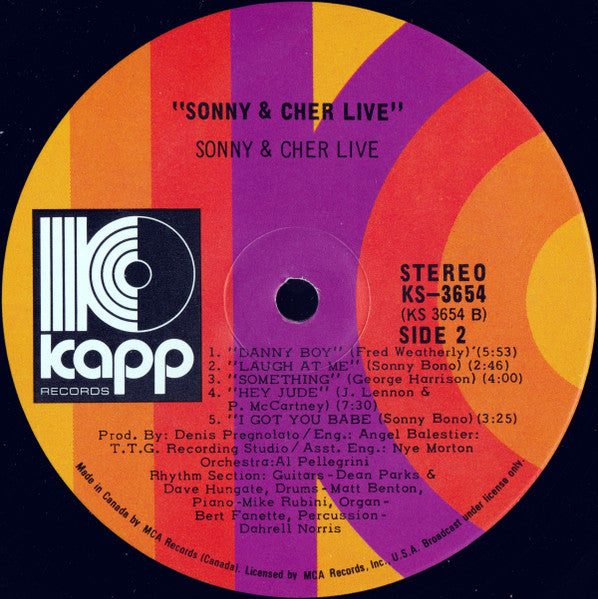 Sonny & Cher – Sonny & Cher Live