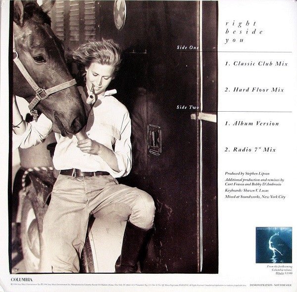 Sophie B. Hawkins – Right Beside You - US 1994 Original Promo - Vinyl Pursuit Inc