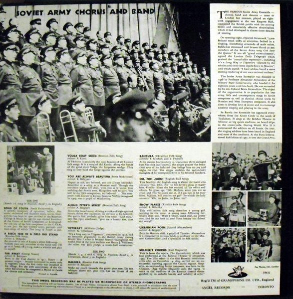 Soviet Army Chorus & Band Original MONO Pressing Vinyl Pursuit Inc