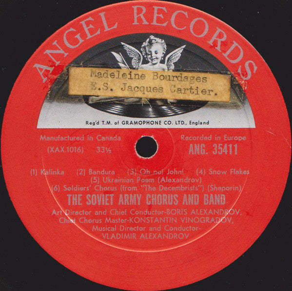 Soviet Army Chorus & Band - Original MONO Pressing - Vinyl Pursuit Inc
