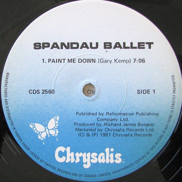 Spandau Ballet – Paint Me Down - 1981