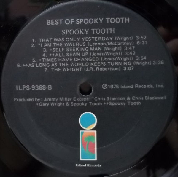 Spooky Tooth – The Best Of - 1975 Original, Bargain!