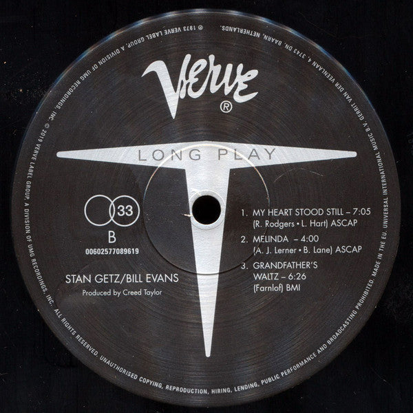 Stan Getz, Bill Evans – Stan Getz & Bill Evans
