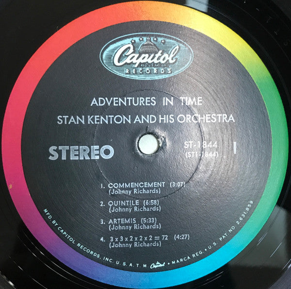 Stan Kenton – Adventures In Time - 1962 US Pressing