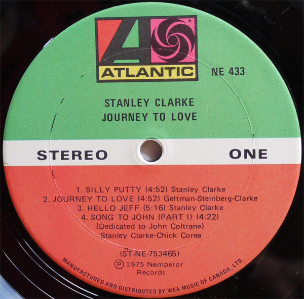 Stanley Clarke – Journey To Love - 1975 Original