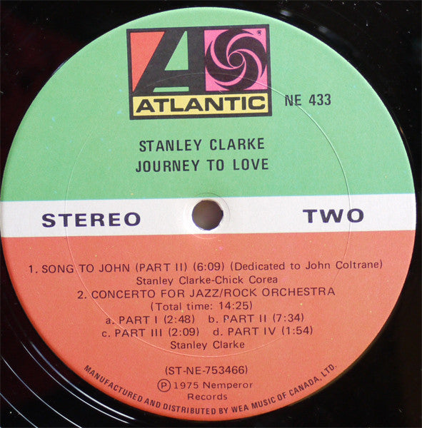 Stanley Clarke – Journey To Love - 1975 Original