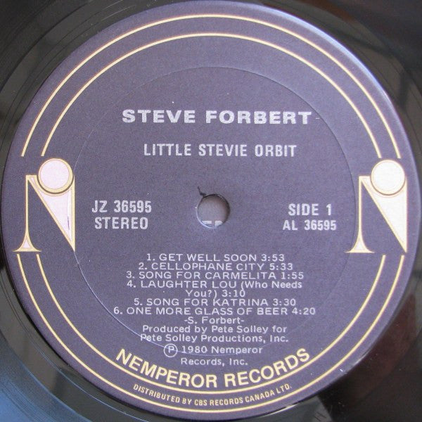 Steve Forbert – Little Stevie Orbit - 1980