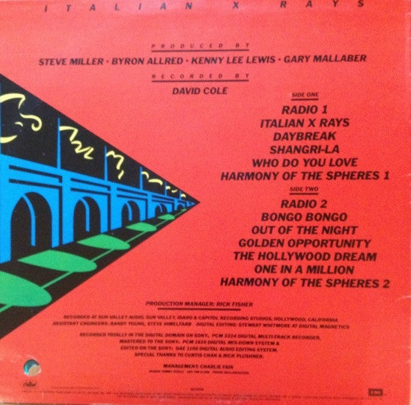 Steve Miller Band – Italian X Rays