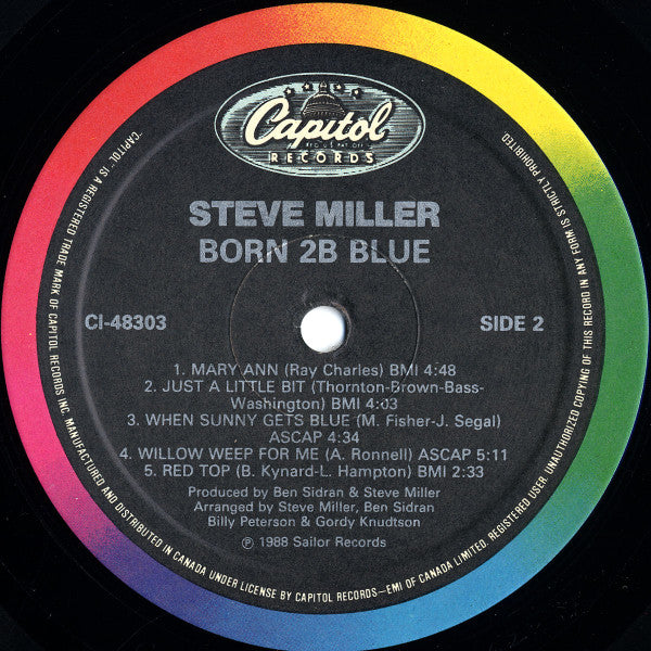 Steve Miller – Born 2B Blue