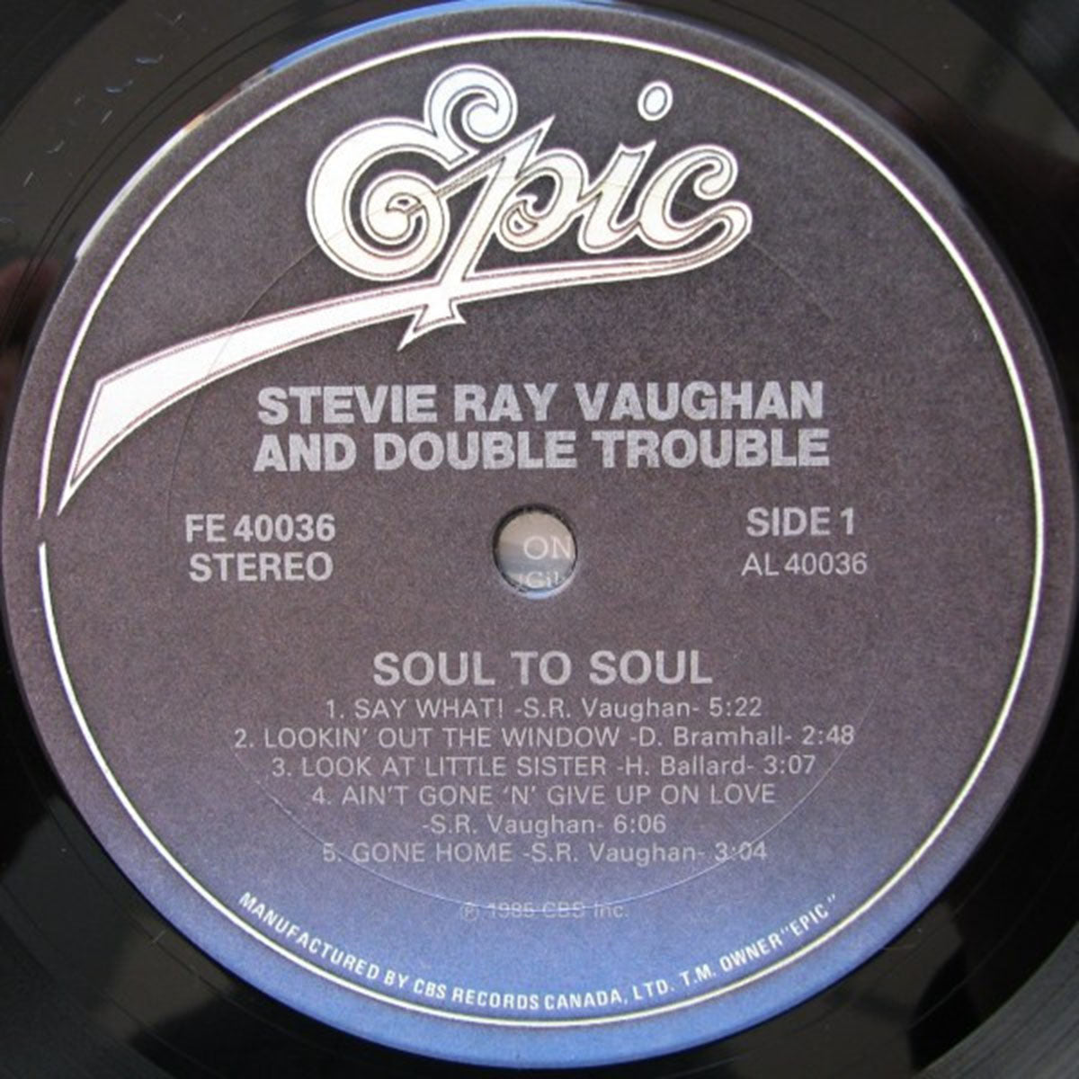 Stevie Ray Vaughan And Double Trouble – Soul To Soul - 1985 Original!