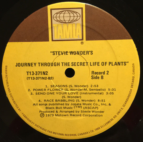 Stevie Wonder – Journey Through The Secret Life Of Plants - 1979 Original - Vinyl Pursuit Inc