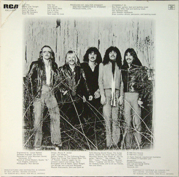 Stonebolt – Keep It Alive - 1980 Original