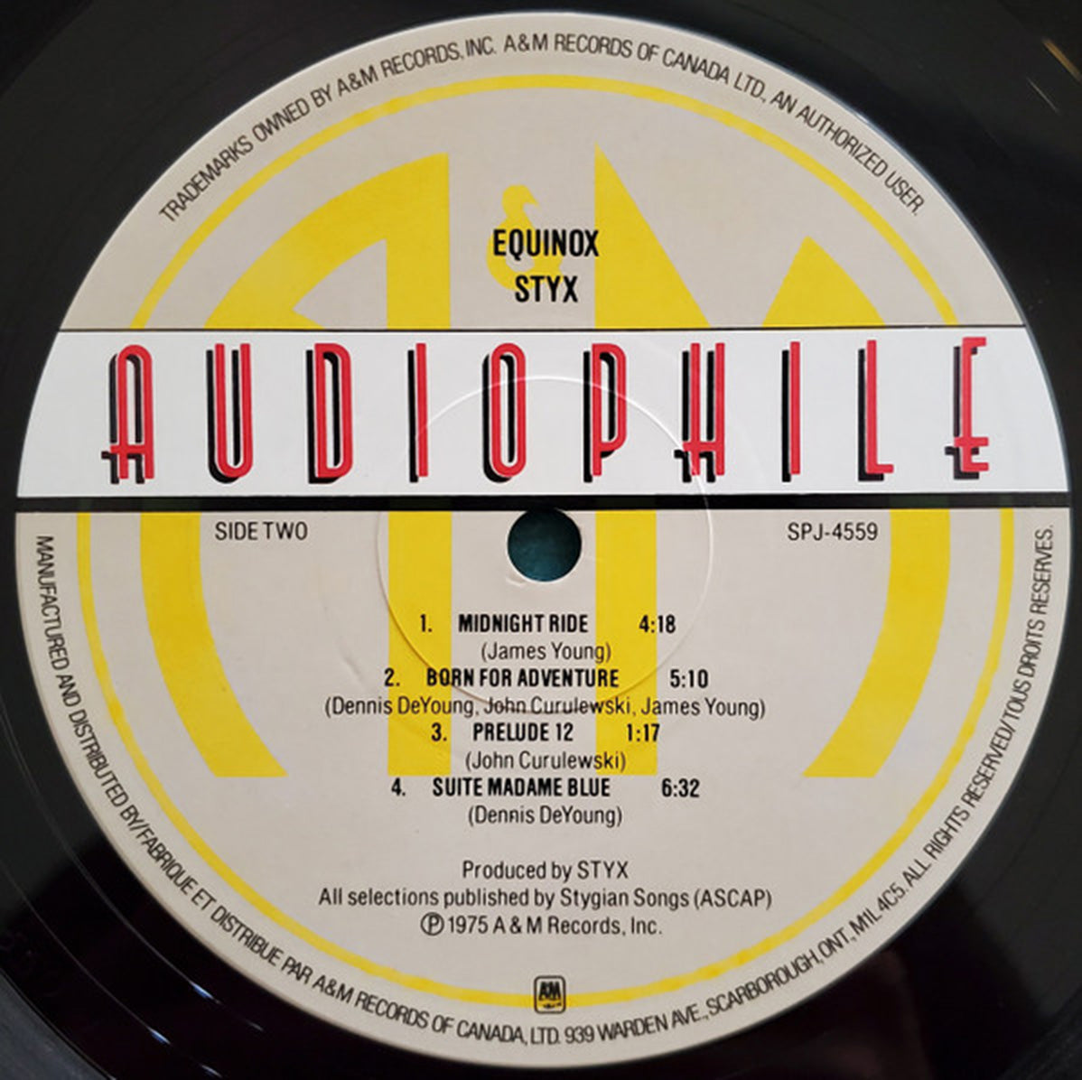 Styx – Equinox - Audiophile Pressing - Rare Vinyl Pursuit Inc
