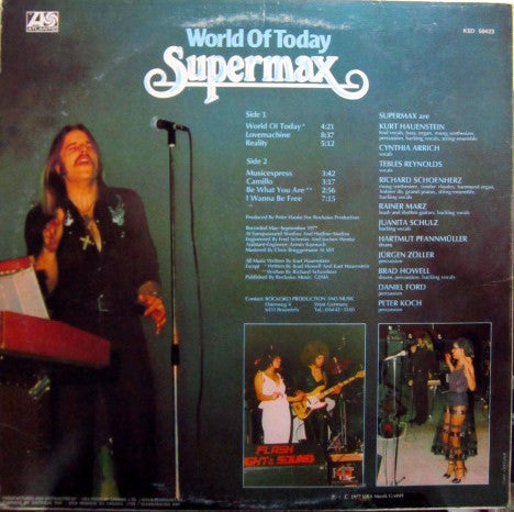 Supermax – World Of Today - 1977 Original!