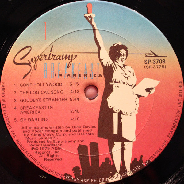 Supertramp – Breakfast In America - 1979 Original