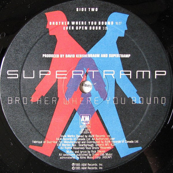 Supertramp – Brother Where You Bound - 1985 Pressing