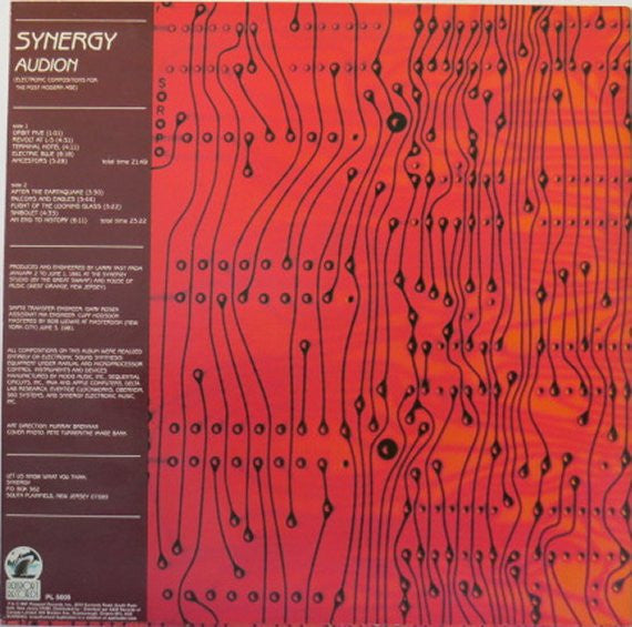 Synergy – Audion - 1981 Original, Bargain! - Vinyl Pursuit Inc 