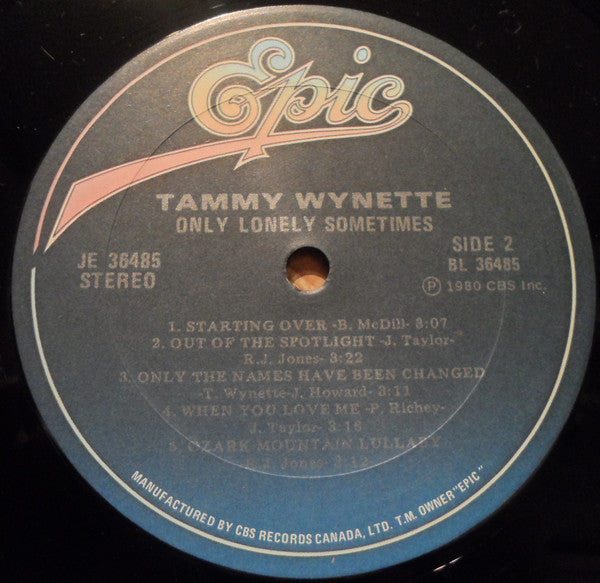 Tammy Wynette – Only Lonely Sometimes