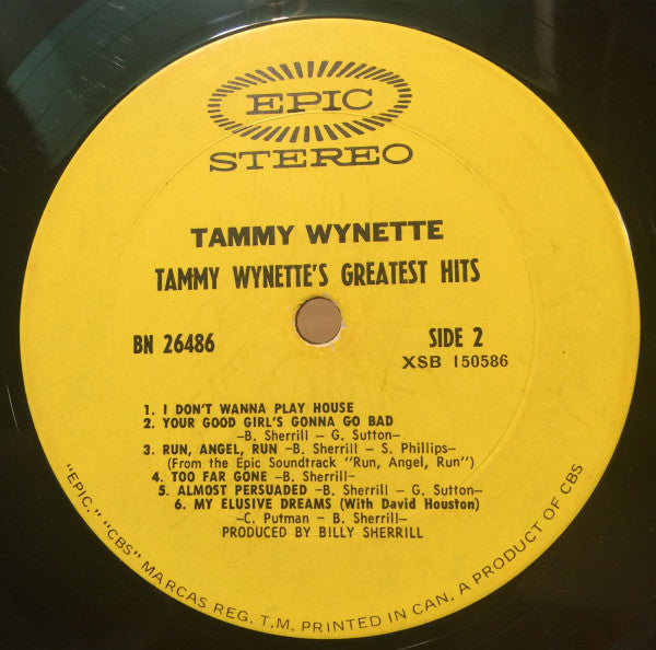 Tammy Wynette – Tammy's Greatest Hits