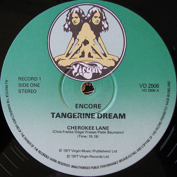 Tangerine Dream – Encore - 1977 UK Original