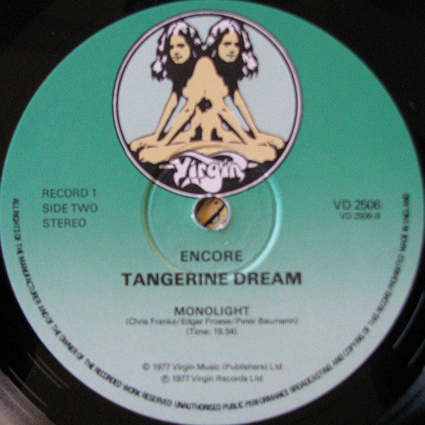 Tangerine Dream – Encore - 1977 UK Original