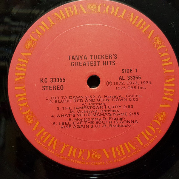 Tanya Tucker – Greatest Hits - 1975 Original!