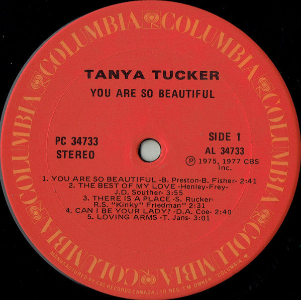 Tanya Tucker – You Are So Beautiful - 1977 Original!