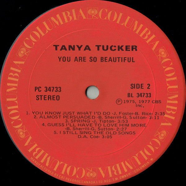 Tanya Tucker – You Are So Beautiful - 1977 Original!