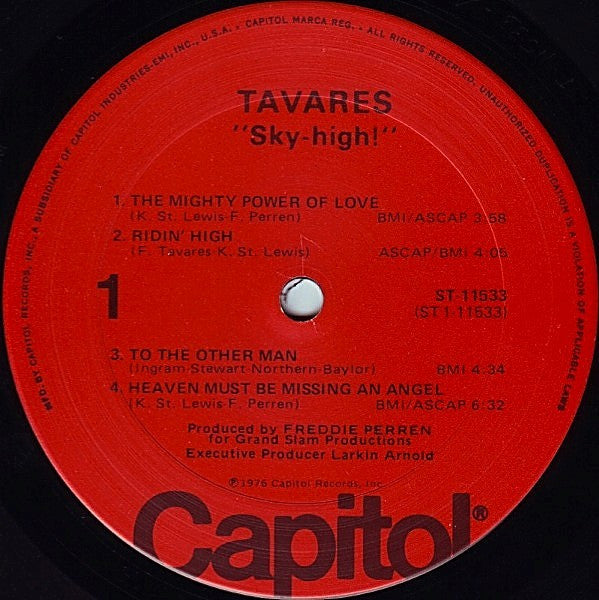Tavares – Sky-High! US Pressing