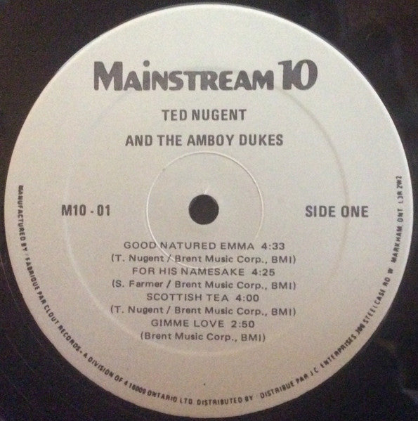 Ted Nugent And The Amboy Dukes - 1982 Original