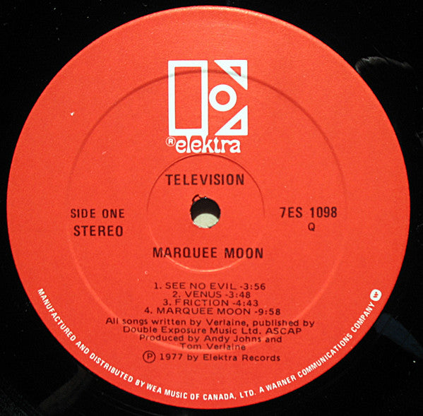 Television – Marquee Moon - Rare!