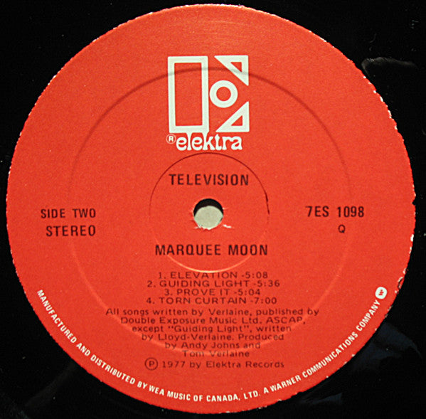 Television – Marquee Moon - Rare!