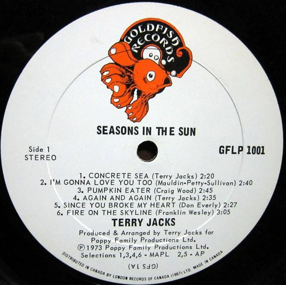 Terry Jacks – Seasons In The Sun - 1973 in Shrinkwrap!