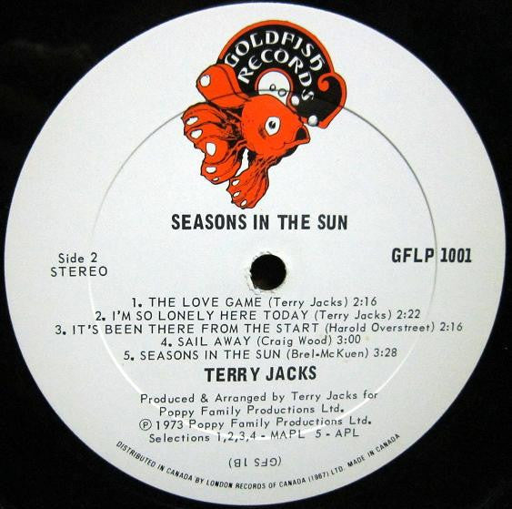 Terry Jacks – Seasons In The Sun - 1973 in Shrinkwrap!