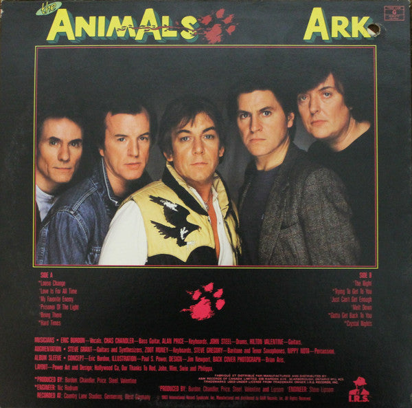 The Animals – Ark - 1983 Original Pressing