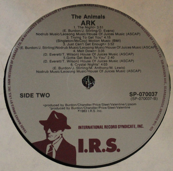 The Animals – Ark - 1983 Original Pressing