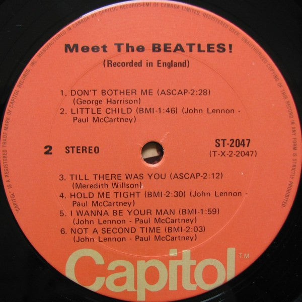 The Beatles – Meet The Beatles! - 1975 Pressing