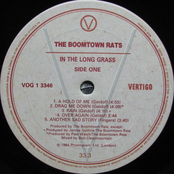 The Boomtown Rats – In The Long Grass