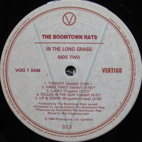 The Boomtown Rats – In The Long Grass