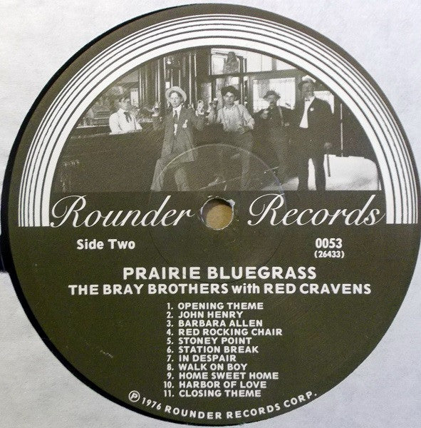The Bray Brothers With Red Cravens – Prairie Bluegrass US Pressing