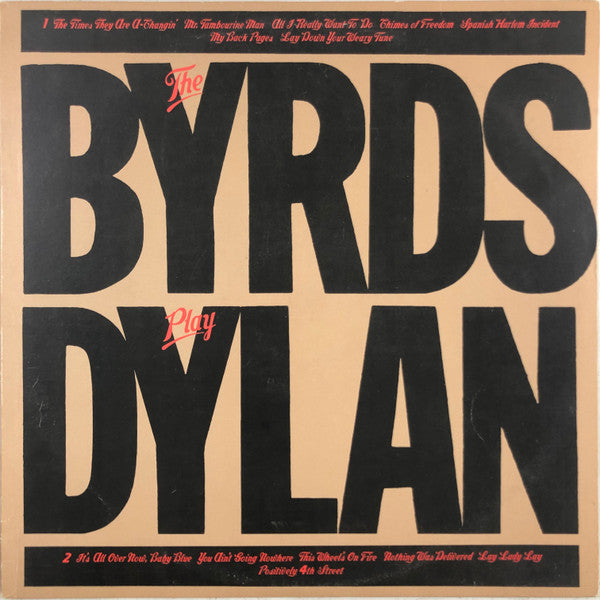 The Byrds – The Byrds Play Dylan -  1979 Original!