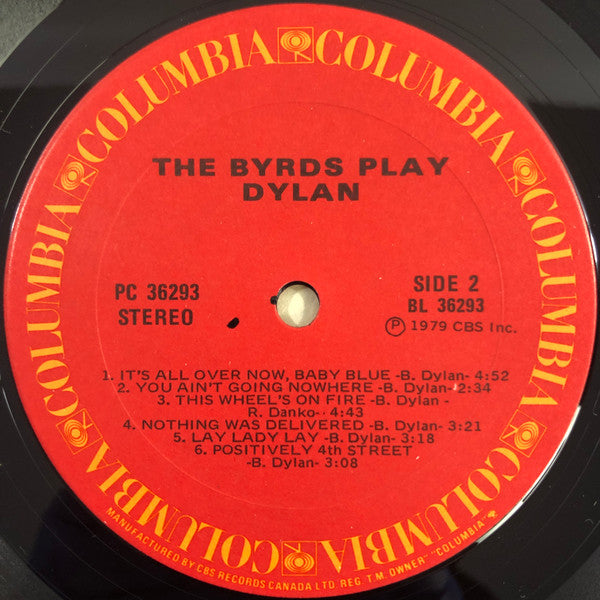 The Byrds – The Byrds Play Dylan -  1979 Original!