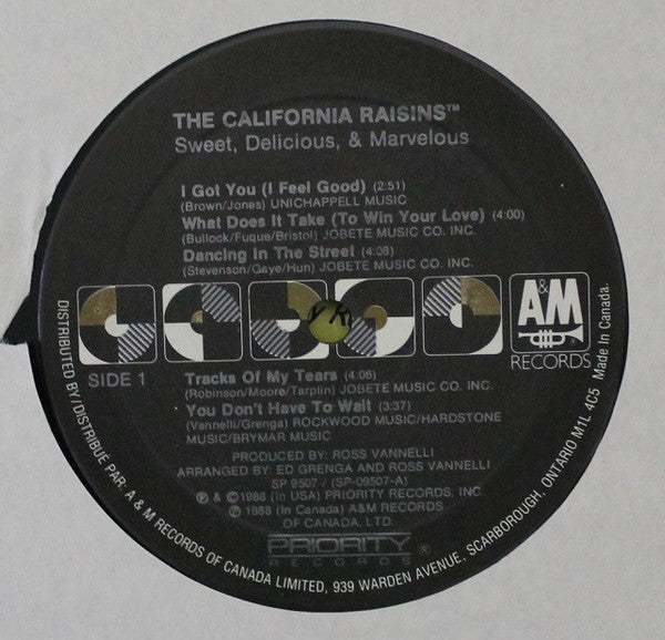 The California Raisins – Sweet, Delicious, and Marvelous - 1988 Original in Shrinkwrap!