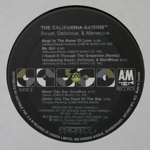 The California Raisins – Sweet, Delicious, and Marvelous - 1988 Original in Shrinkwrap!