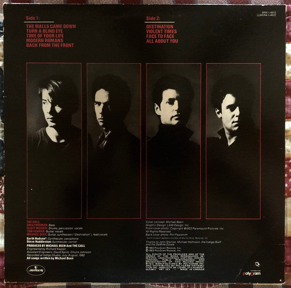 The Call – Modern Romans -  1983 Original Pressing