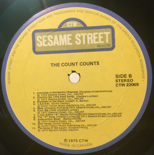 The Count – The Count Counts -  1975 Original Pressing