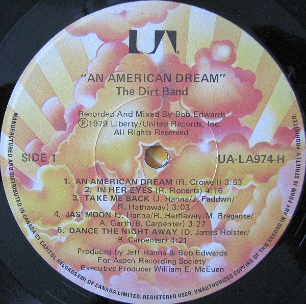 The Dirt Band – An American Dream - 1979 Original - Vinyl Pursuit Inc
