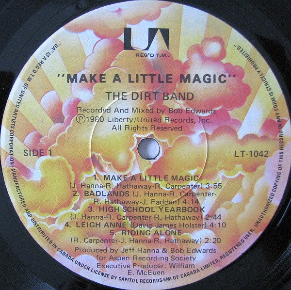 The Dirt Band – Make A Little Magic - 1980 Original, Bargain! - Vinyl Pursuit Inc