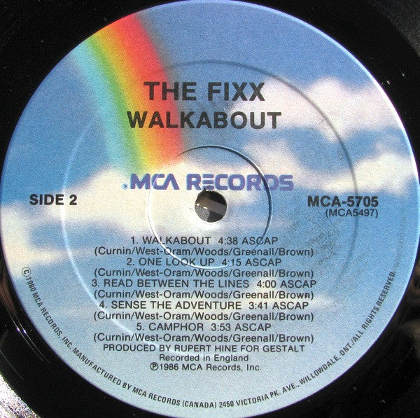 The Fixx – Walkabout - 1986 Original!