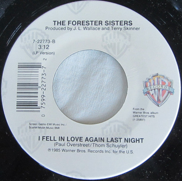 The Forester Sisters – Leave It Alone US Pressing